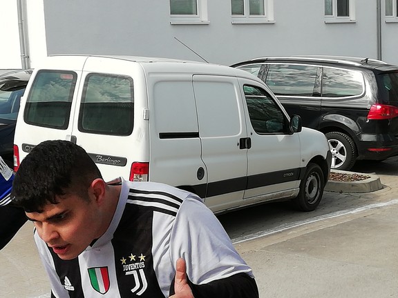 Mustafa kurz vor dem Ziel