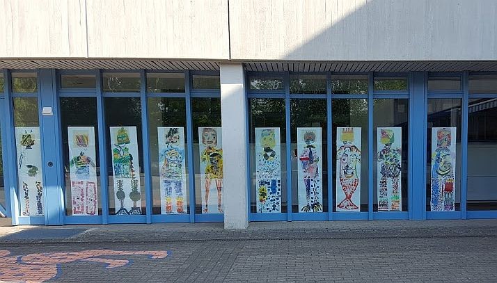 Collagen verschönern den Turnhallengang