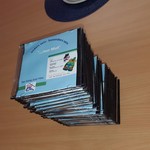 die fertigen CDs die fertigen CDs (vergrößerte Bildansicht wird geöffnet)