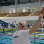 Schwimmwettkampf in Berlin (vergrößerte Bildansicht wird geöffnet)