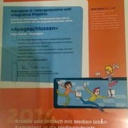 Urkunde zum Dieter Baacke Preis (vergrößerte Bildansicht wird geöffnet)