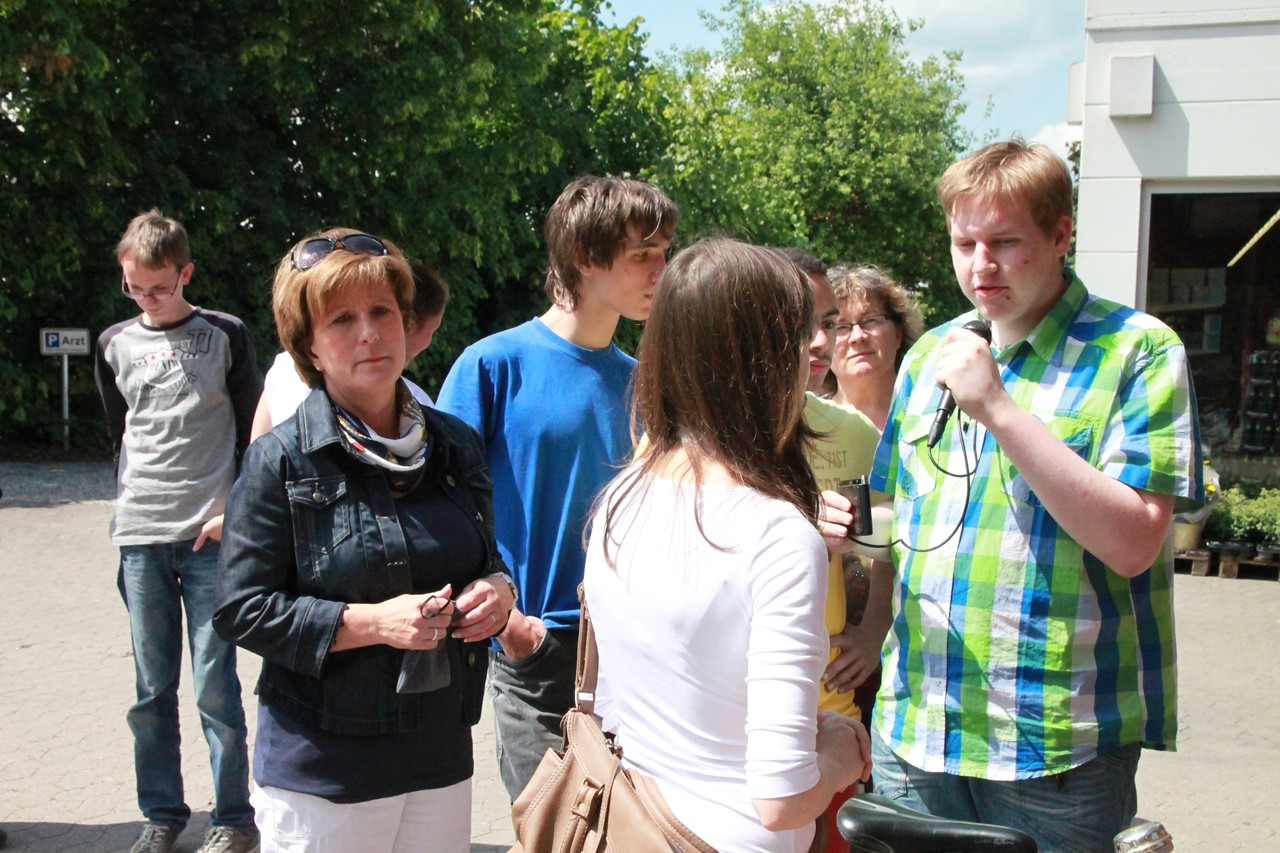 Interview mit einer Passantin