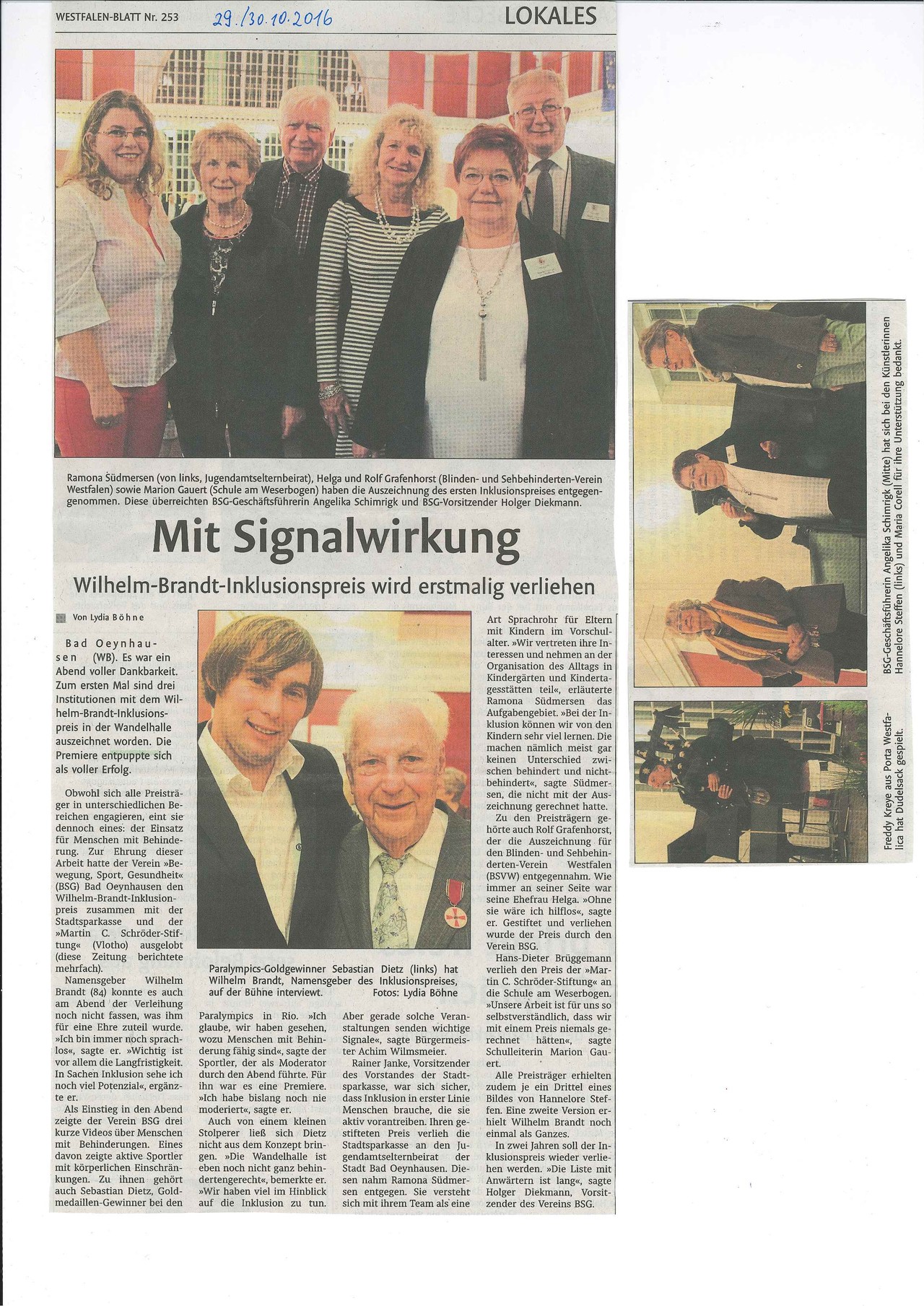 Mit Signalwirkung Wilhelm-Brandt-Preis