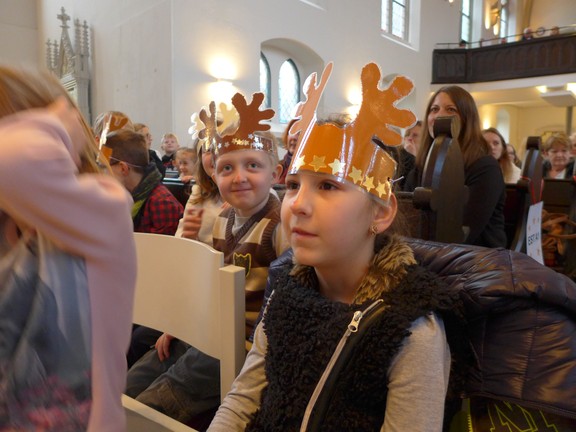 "Tiere an der Krippe" war das Thema des Gottesdienstes