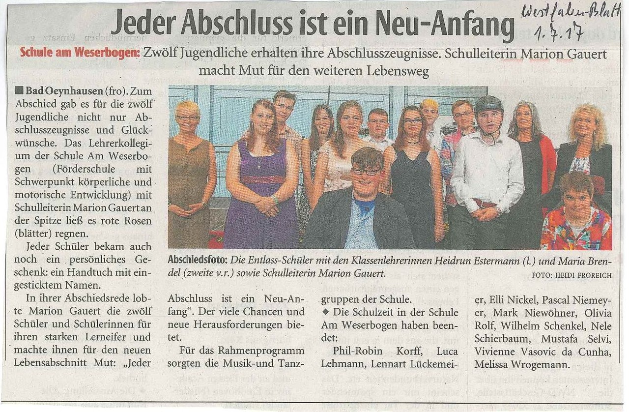  Jeder Abschluss ist ein Neu-Anfang
